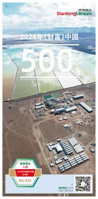 MK官网锂业入选2024年《财富》中国500强